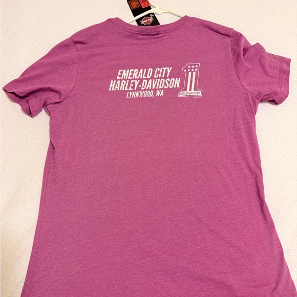 NWT - Women's Harley-Davidson Magenta Tee with Teal accents - Picture 4 of 4